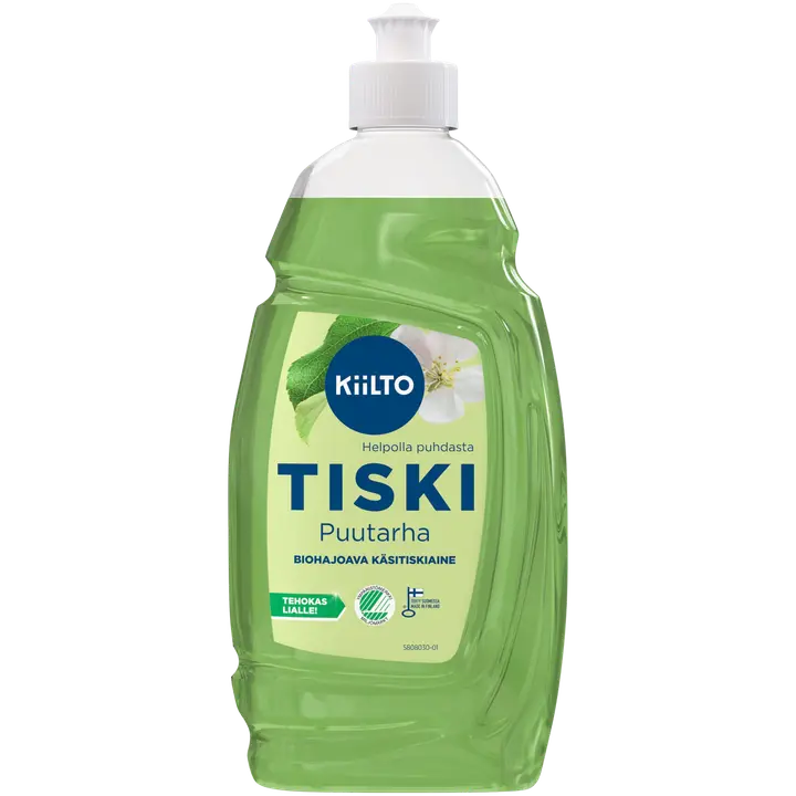Kiilto biohajoava käsitiskiaine Puutarha 500 ml