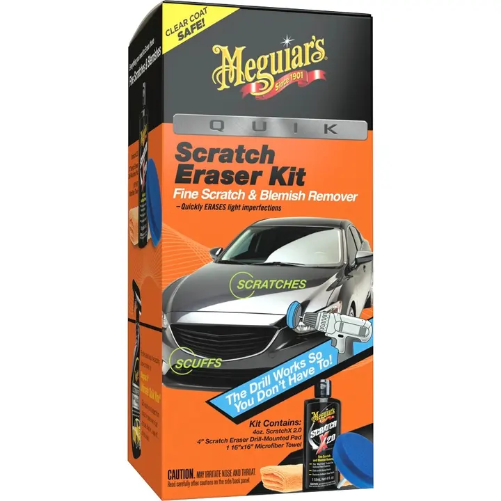 Meguiar's naarmunpoistosarja, hiontalaikka, hionta-aine ja kiillotusliina