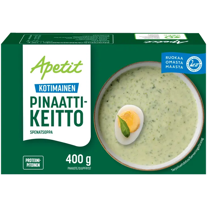 Apetit Kotimainen Pinaattikeitto pakaste 400g