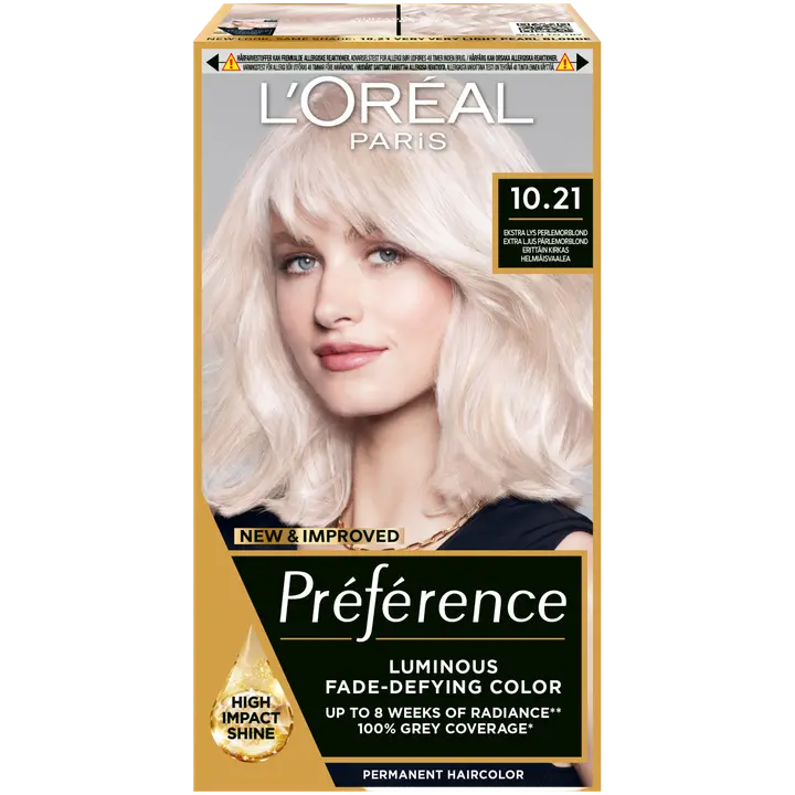 Juuksevärv Loreal Infinia 10.21 Pearl Blonde