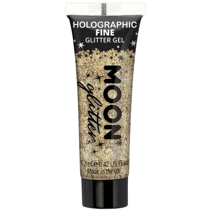 Glittergeel Moon Glitter Holograafiline kuldne 12ml