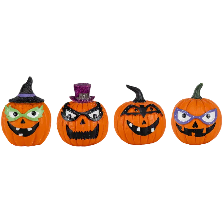 Borddekoration pumpa 9 cm
