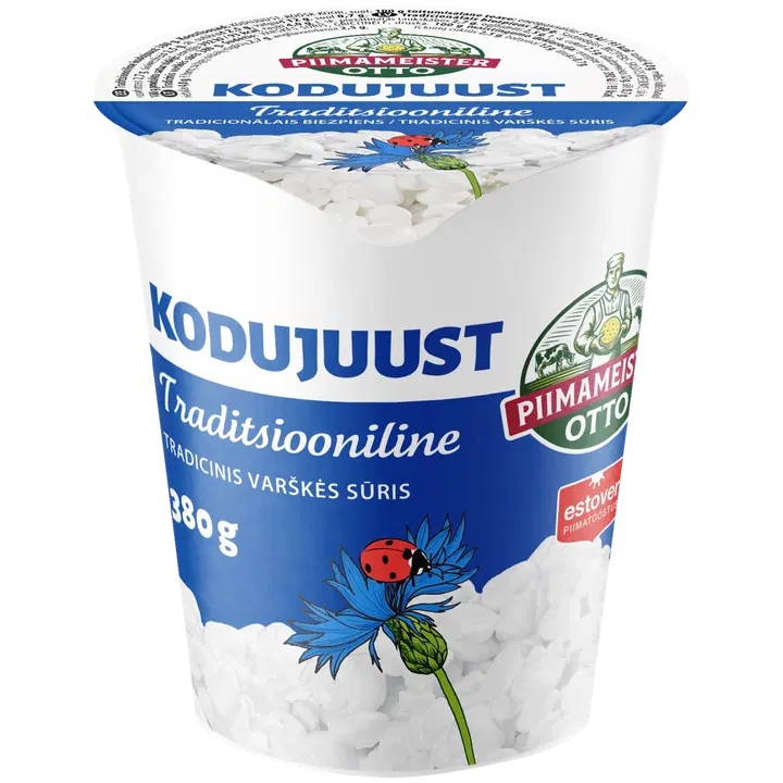 Piimameister Otto traditsiooniline kodujuust 4%, 380 g