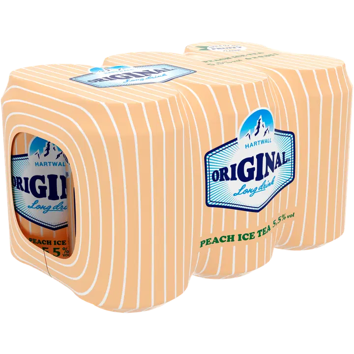 6 x Hartwall Original Long Drink Peach Ice Tea 5,5% 0,33 l