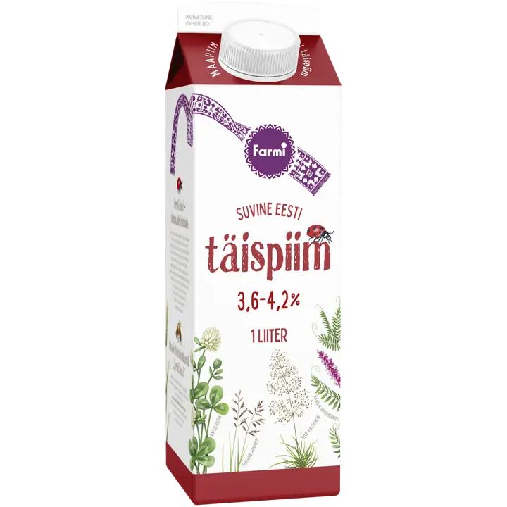 Farmi täispiim 3,6%-4,2%, 1l