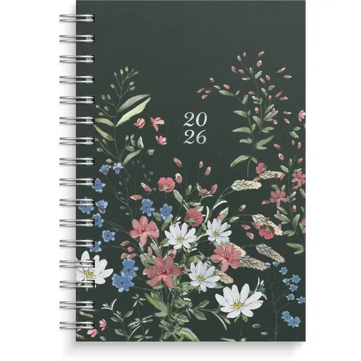 Burde Kalenteri 2026 Päiväkirja Story kukka