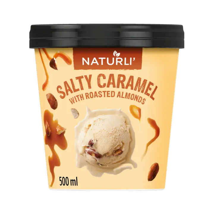 Naturli salty caramel ice dream vegaaninen jäätelö 500ml