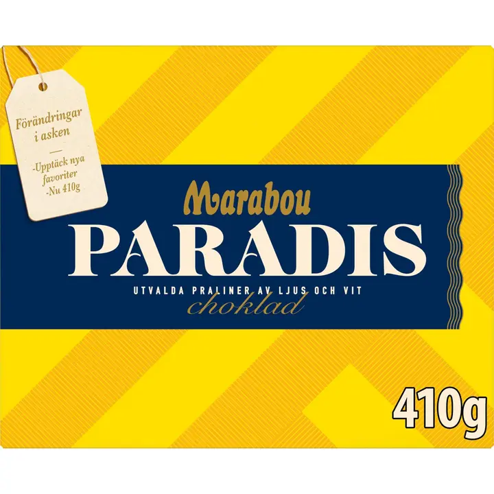 Marabou Paradis konvehteja 410g