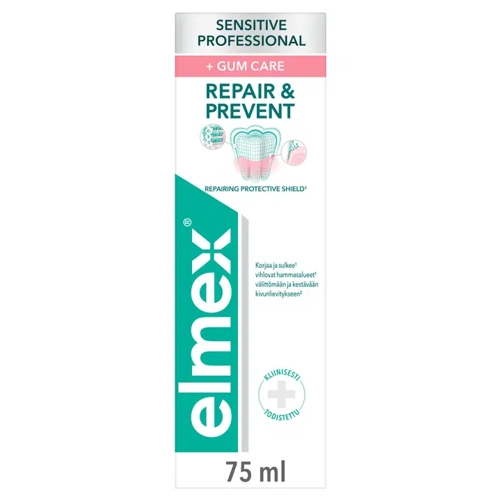 elmex Sensitive Professional Repair & Prevent + Gum hammastahna 75ml