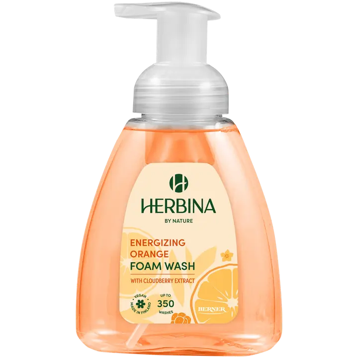 Herbina 300ml vaahtosaippua Energizing Orange