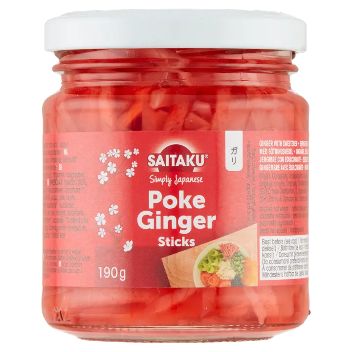 Saitaku poke inkiväärisuikaleet 190g/110g