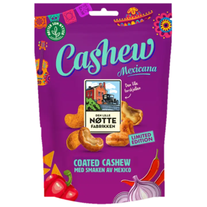 Den Lille Nøttefabrikken Cashew Mexicana 140 g
