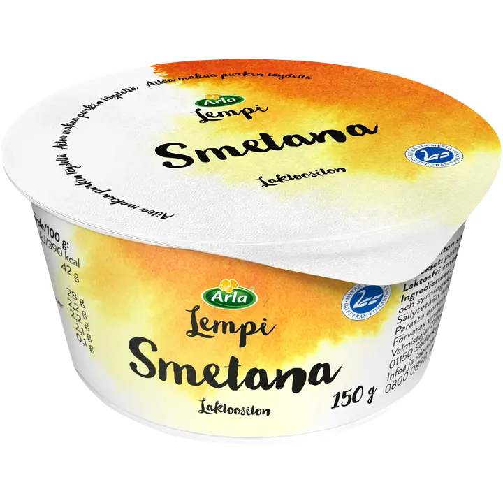 Arla Lempi Smetana 150 g laktoositon