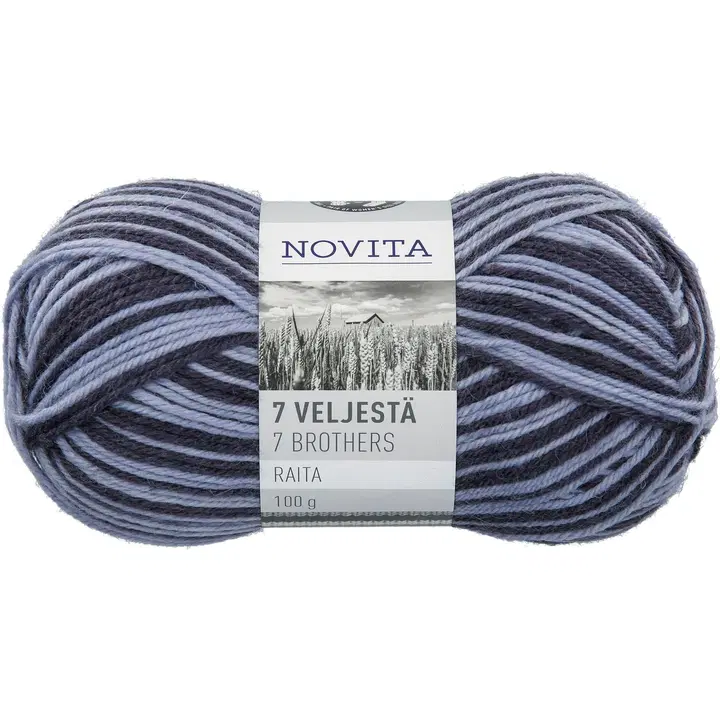 Novita 7 Veljestä Raita 100g tyrsky 890