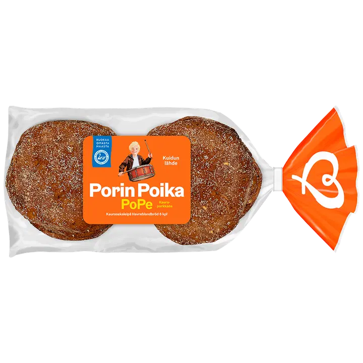 Porin Leipä Porin Poika PoPe 6kpl/420g