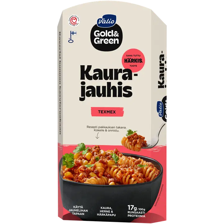 Valio Gold&Green® Kaurajauhis 225 g Texmex