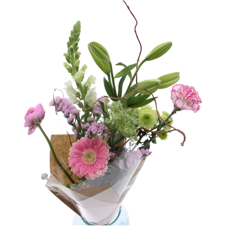 Kimppu Gabriel, monivärinen sekakimppu, 9 oksaa, 60cm