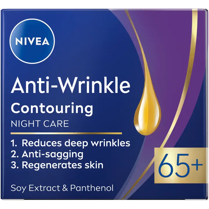Öökreem Nivea kortsudevastaneContouring 65+ 50ml