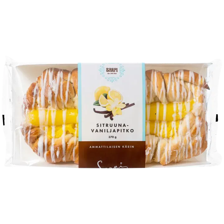 Sarpi Sitruuna-vaniljapitko 370g