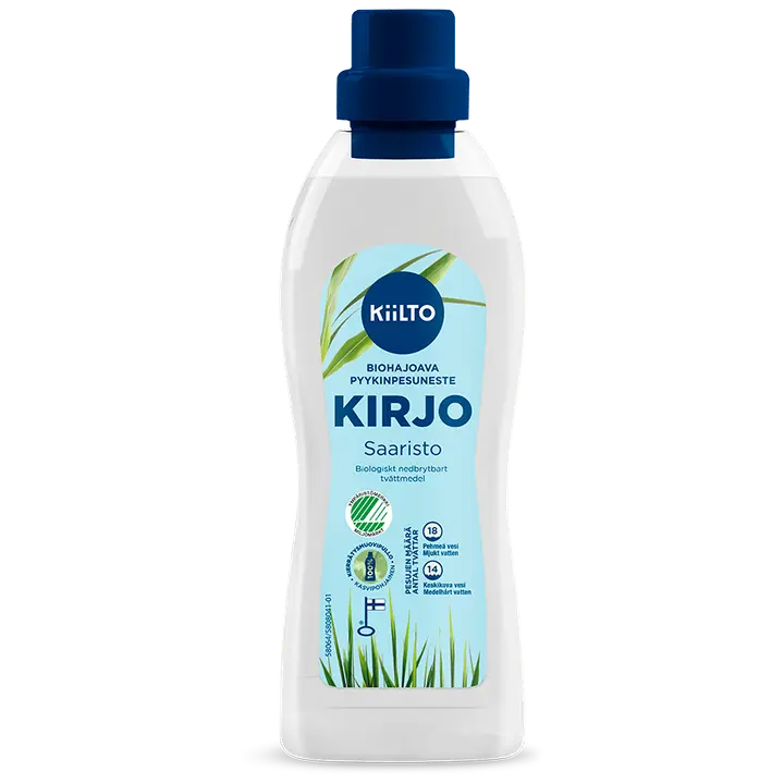 Kiilto Kirjo biohajoava pyykinpesuneste Saaristo 720 ml