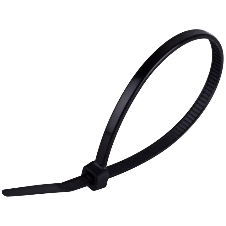 Gelia nippuside 200mmx4,8mm UV-kestävä 100kpl musta