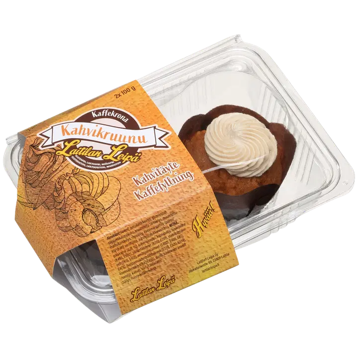 Laitilan Leipä Kaffekrona 2x100 g Glutenfri, Laktosfri, Mjölkfri
