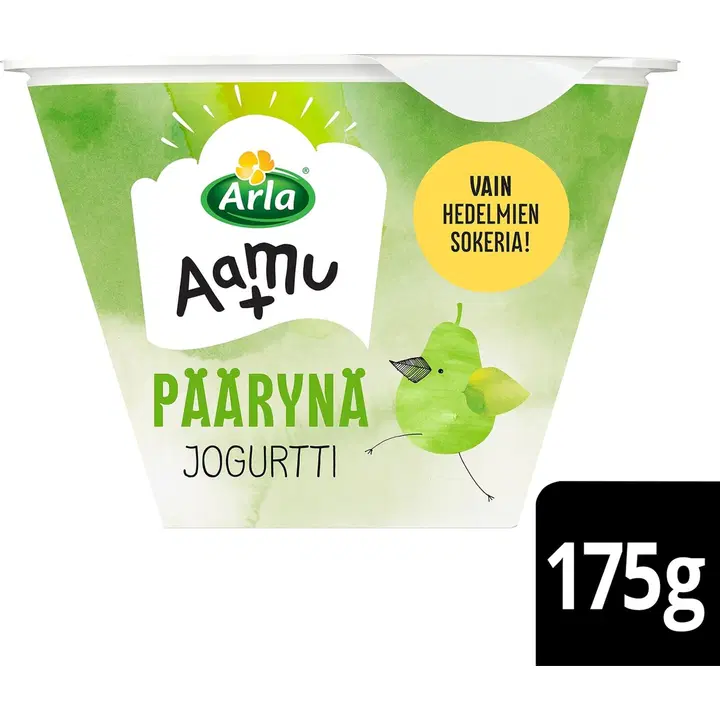 Arla Aamu+ AB laktosfri 175 g päron yoghurt