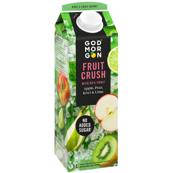 God Morgon Fruit Crush Omena & päärynä & kiivi & lime mehujuoma 1 L