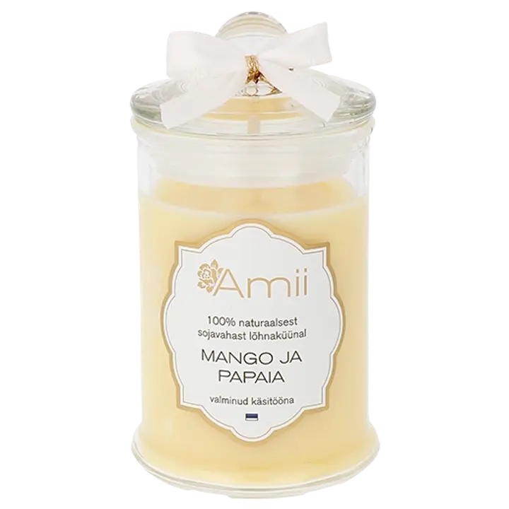 Amii sojavahast lõhnaküünal Mango/Papaia 110g