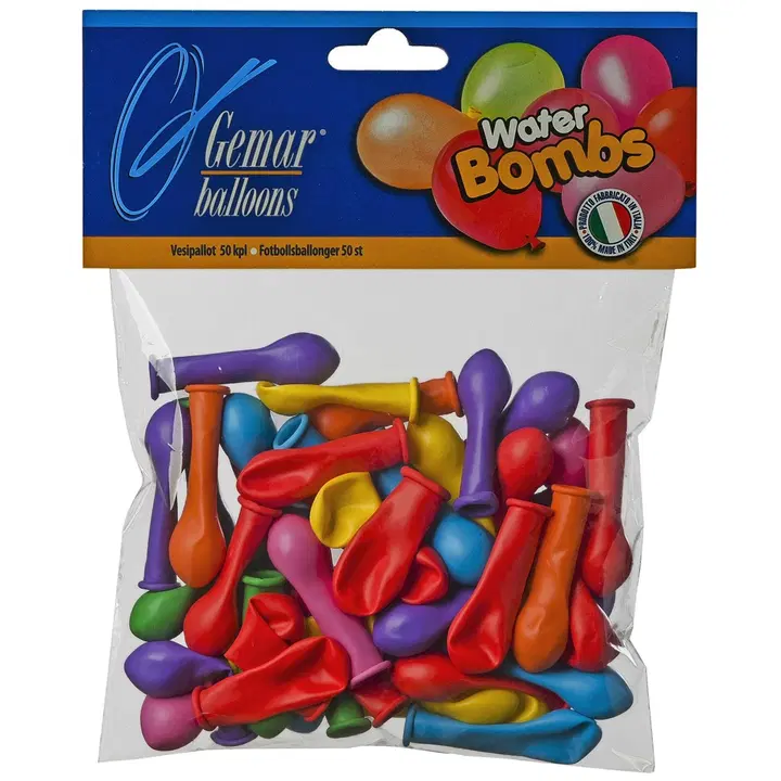 Gemar balloon vesi-ilmapallo 50kpl