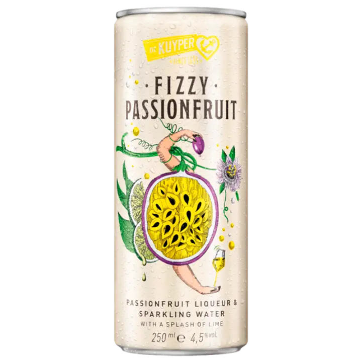 De Kuyper Fizzy Passionfruit muu alkohoolne jook 4,5% 250 ml