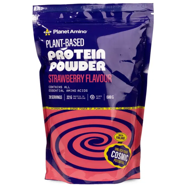 Planet Amino Vege Proteiinijauhe Mansikka 600g