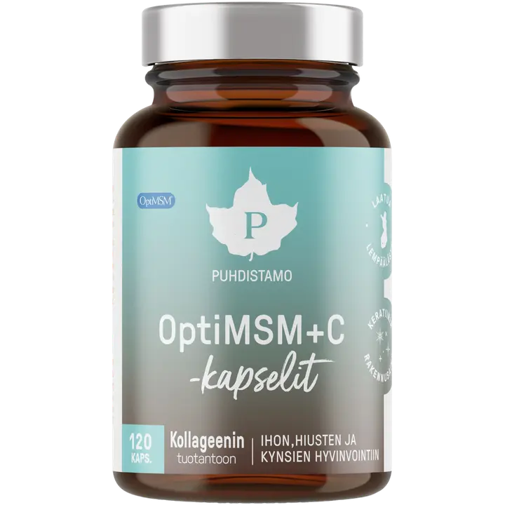 Puhdistamo OptiMSM+C -kapseli 120 kaps