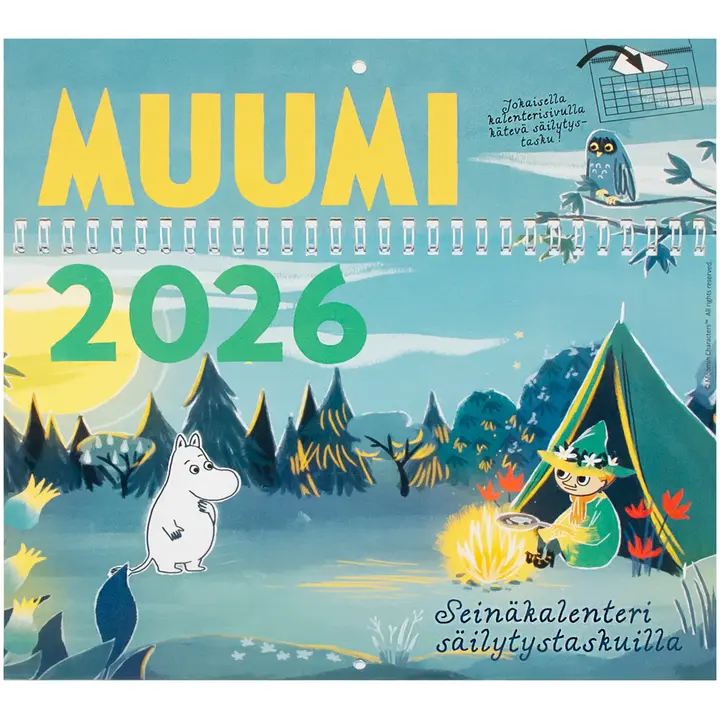 Muumi Luonnonystävän kalenteri 2026