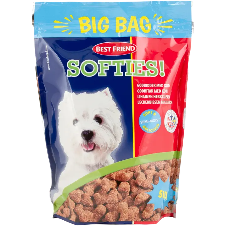 Best Friend Softies Big Bag  Lihainen herkku Big Pack 510g