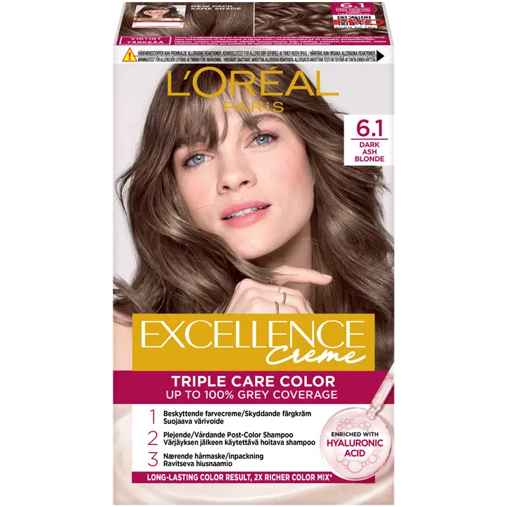 Excellence Creme 6.1 Dark Ash Blonde