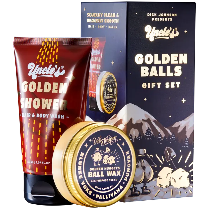 Uncle's Golden Balls lahjapakkaus