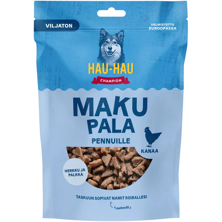 Hau-Hau Champion Viljaton Makupala pennuille kana 200 g