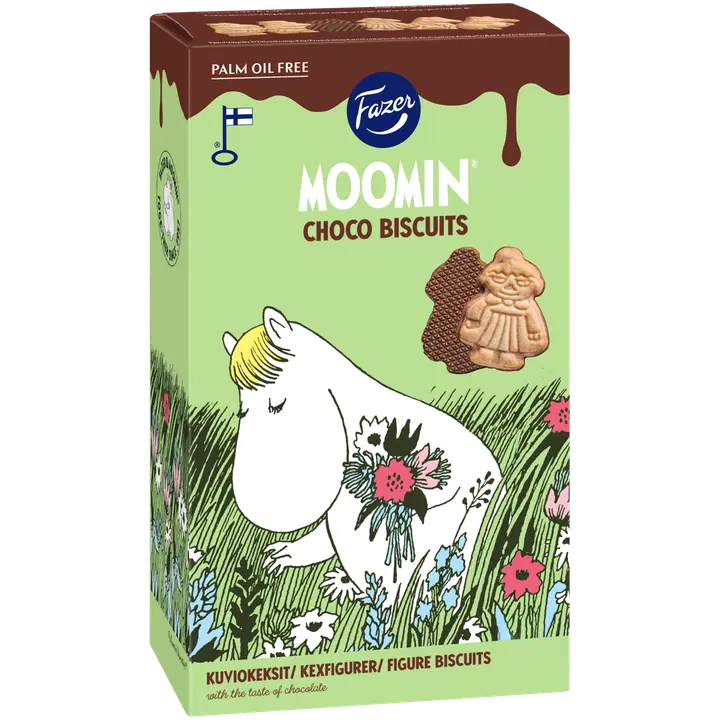 Fazer Moomin kex med choladsmak 175g