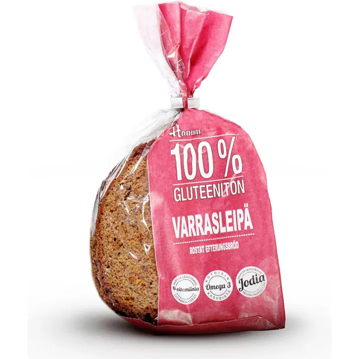 Varrasleipä paahdettu gluteeniton