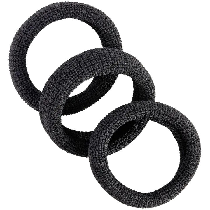 Cailap juuksekummid jäme must 3tk