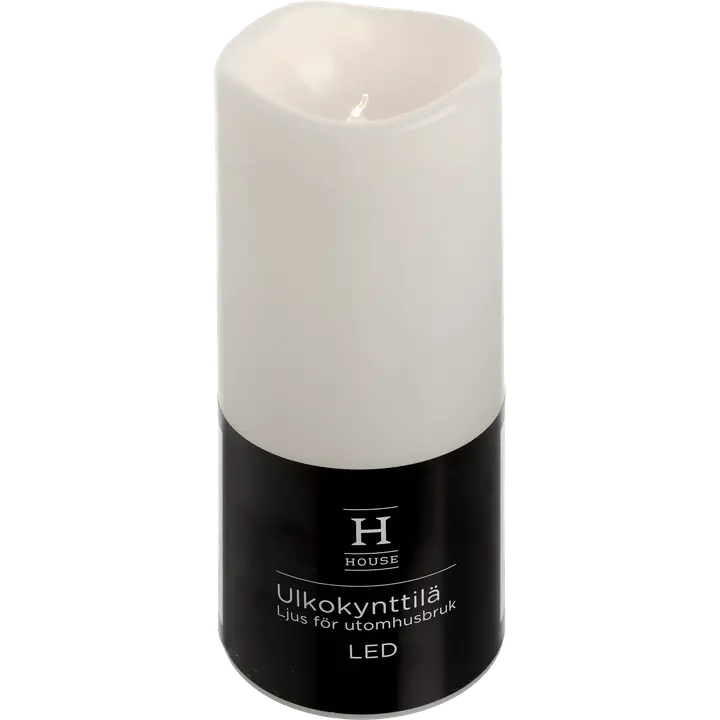 House led-ulkokynttilä 25 cm