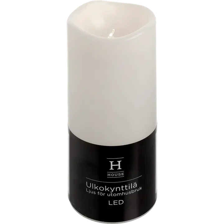 House led-ulkokynttilä 25 cm