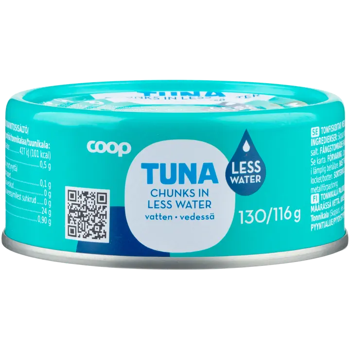 Coop tonnikalapala pienessä määrässä vettä MSC 130/116 g