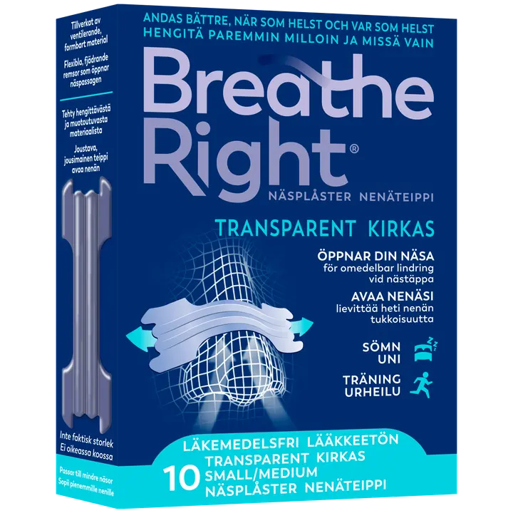 Breathe Right nenäteippi 10 kpl