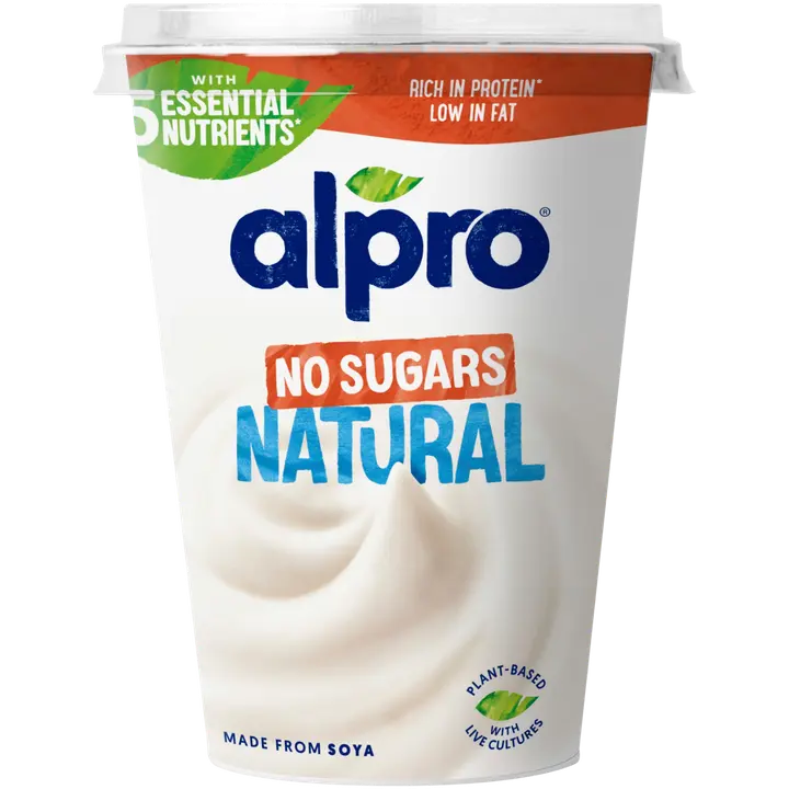 Alpro No Sugars suhkruvaba fermenteeritud sojatoode, maitsestamata 400 g