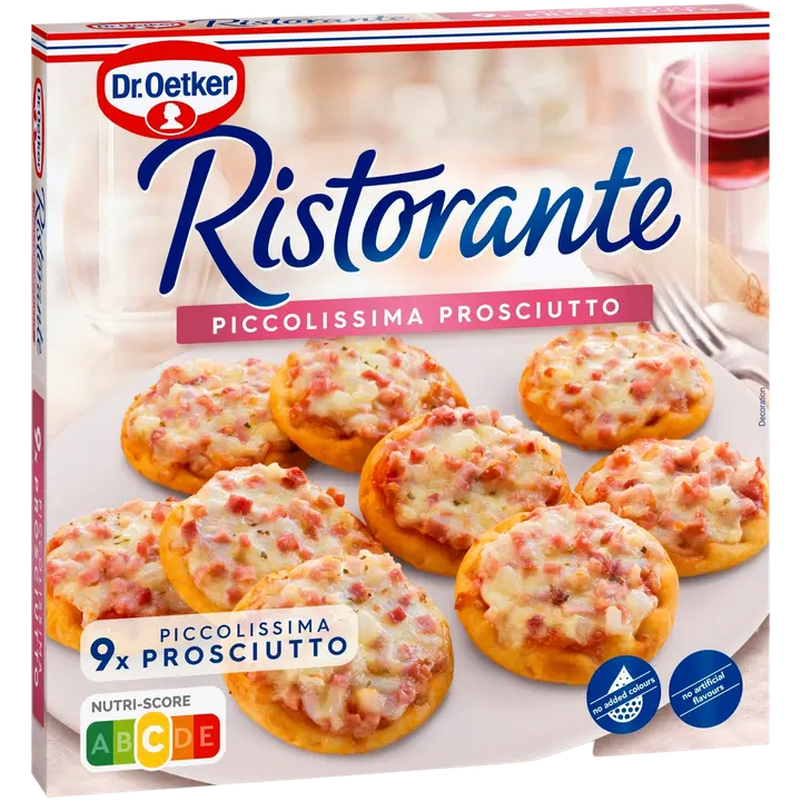 Dr. Oetker Ristorante Piccolissima Prosciutto pakasteminipizzat 216g