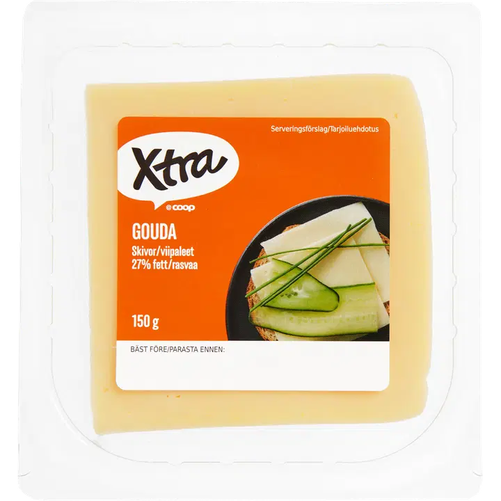 Xtra 150g Gouda juustoviipaleet 27%