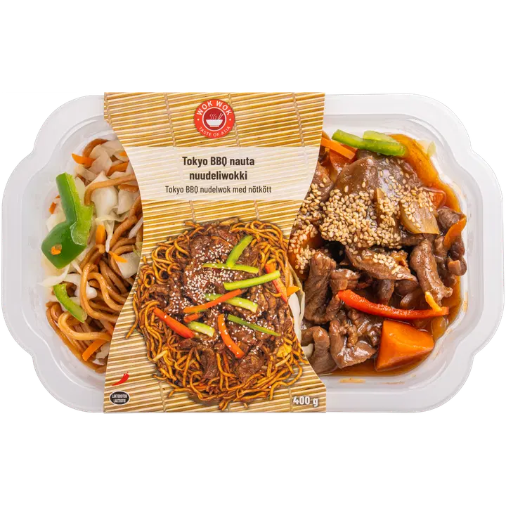 Wok Wok BBQ nauta nuudeliwokki 400g