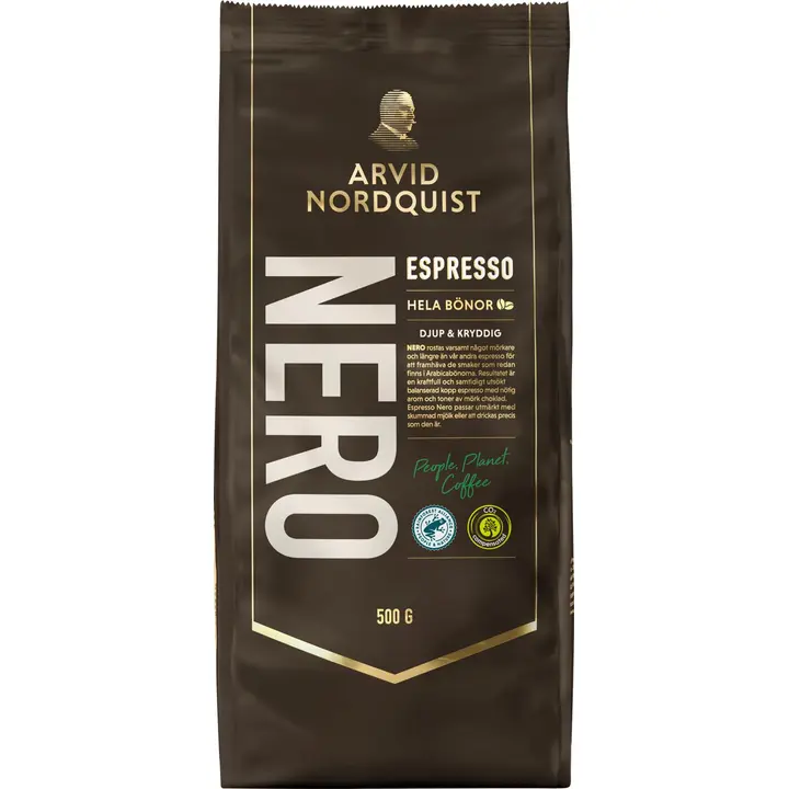 Arvid Nordquist 500g Nero espressopavut RFA
